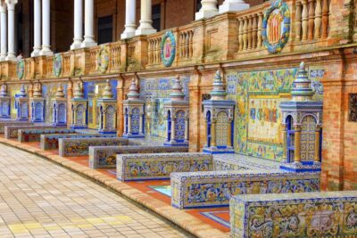 Andalusia and Barcelona 7-Day Package Tour From Madrid - Day 2: Seville with Maria Luisa Park, Plaza de España mosaics, and Seville Cathedral