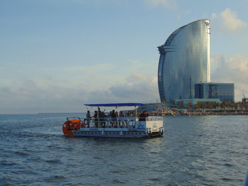 Barcelona: 1.5-Hour Private Scenic Pedal Boat Tour - Safety Briefing First: Then You’re Free to Enjoy