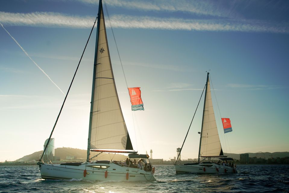 Barcelona 3-Hour Private Sunset Sailing Experience - Sailing into Barcelona’s sunset from Port Olimpic