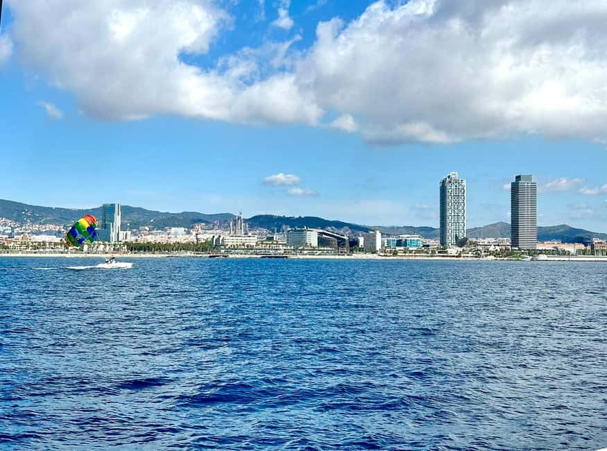 Barcelona Badalona : Sailboat Tour, Snacks, Drinks, Swimming - Aperitif on the water: cava, beer, vermouth, and pica pica