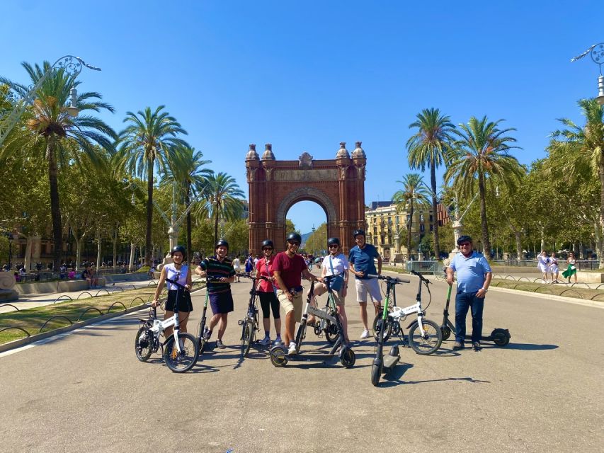 Barcelona: beach E-bike or E-Scooter Tour - A quick reality check on timing and keeping the group in view