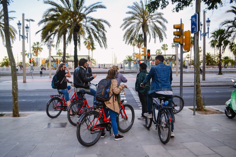 Barcelona Bike Tour by Night with Cava - Tapas and spending: how to make the included break feel worth it