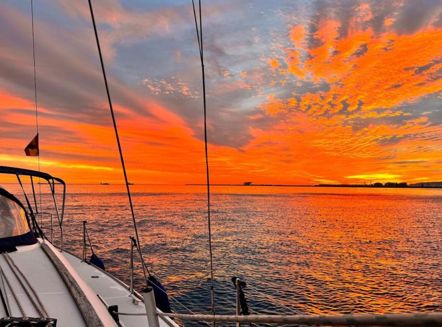 Barcelona: Boat trip with cava in amazing sailboat - On board: music, cava, and the comfort factor that matters