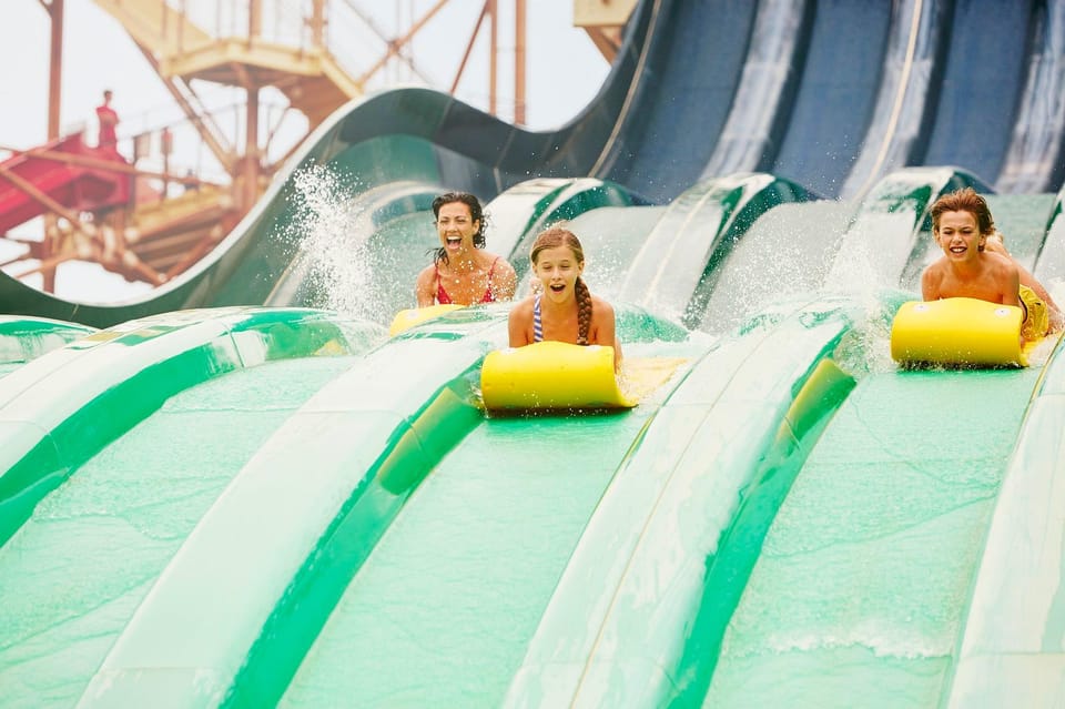 Barcelona: Caribe Aquatic Park Full-Day Ticket with Transfer - Family Highlights: Sesame Street on a Pirate Galleon