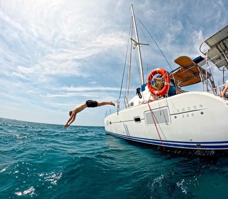 Barcelona: Catamaran Cruise w/ Sailing, Wine, & Tapa - Crew, Skipper, and a Multilingual Guide That Keeps It Easy
