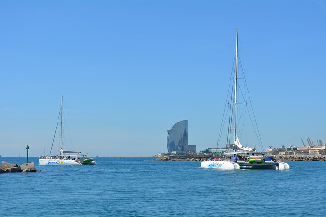 Barcelona Catamaran Party Tour For Young People - Cruising the coast: the sights between the music breaks
