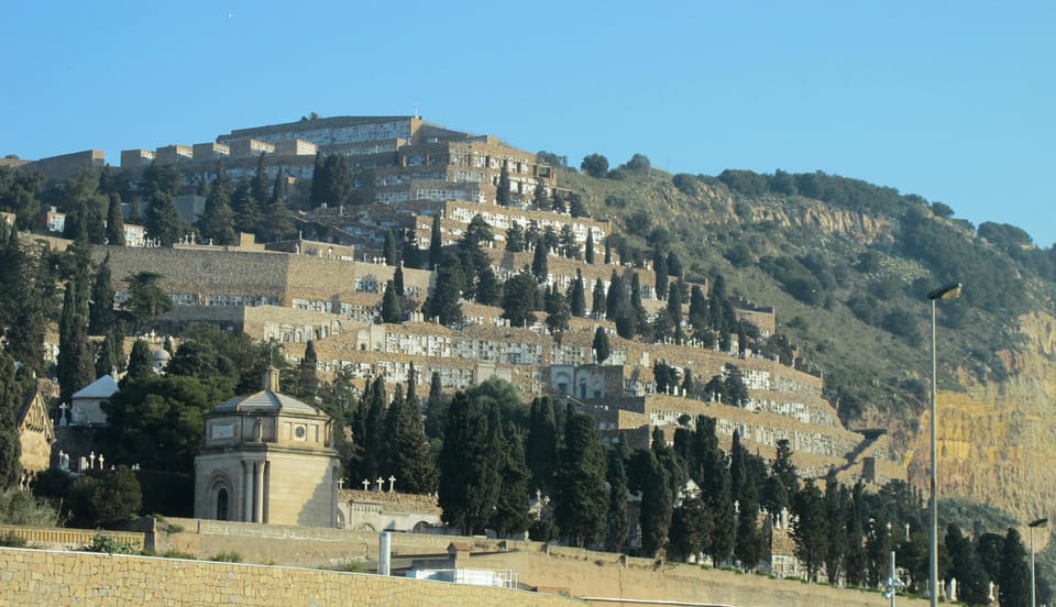 Barcelona: Cemetery Tour - Gothic Graves & Local History - Inside Montjuïc Cemetery: Gothic graves, angels, skeletons, pyramids, and art-monuments