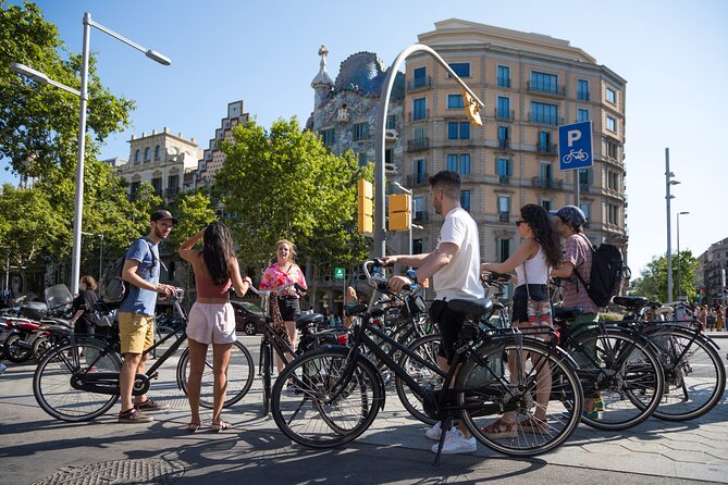 Barcelona City Highlights Bike Tour - Casa Mila to Sagrada Família: from rooftop weirdness to the big one in progress