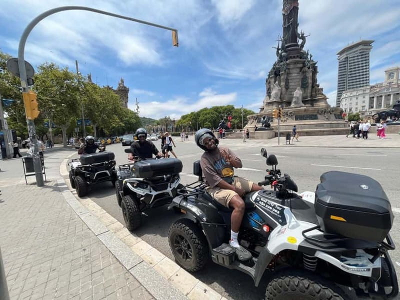 Barcelona: City Sights Electric Quad Tour - Your route: Plaça de Catalunya, Arc de Triomf, Sagrada Familia, and the Rambla