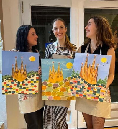 Barcelona: Create your own souvenir! Wine, Paint and Music! - Unlimited wine, snacks, and how the drinks affect the experience