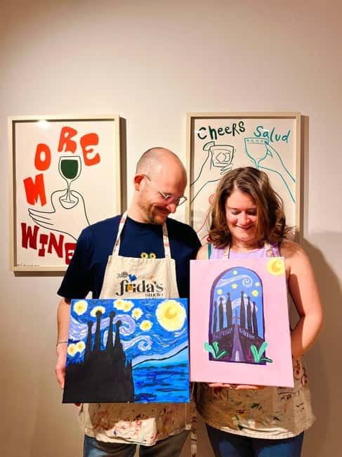 Barcelona: Create your own souvenir! Wine, Paint and Music! - Practical tips so your night goes smoothly