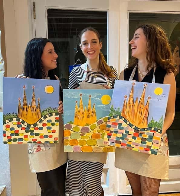 Barcelona: Create your own souvenir! Wine, Paint and Music! - Unlimited wine, snacks, and how the drinks affect the experience