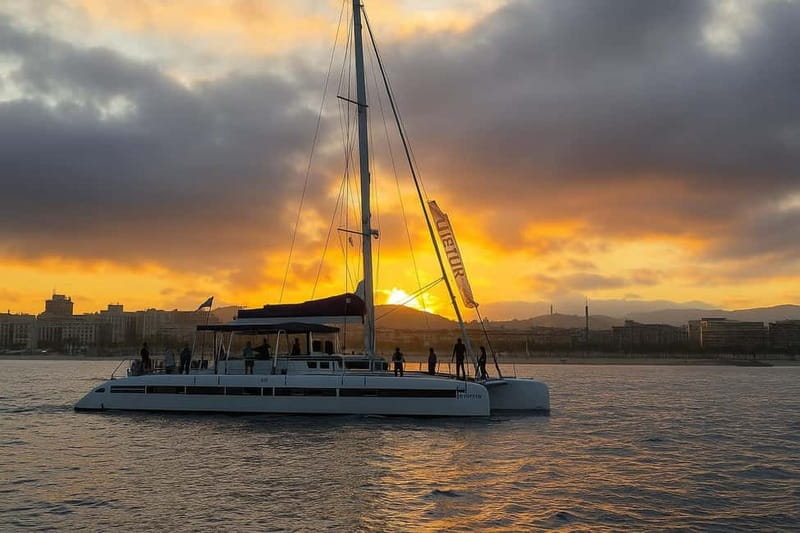 Barcelona: Daytime or Sunset Cruise with Drinks - The Route: Old City Views, Port Vell Sightseeing, Vila Olímpica