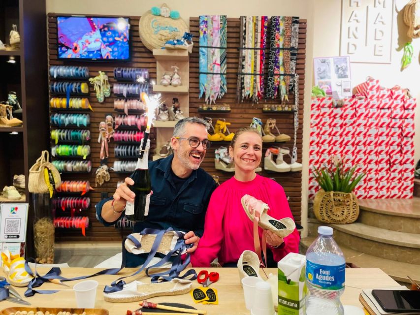 Barcelona: Espadrilles Shoe-Making Workshop - Snacks, cava, and why the tone of the workshop matters