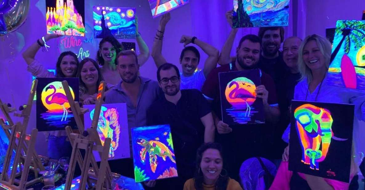 Barcelona: Fluorescent Paint and Wine Workshop - Key things I’d circle on your planning list