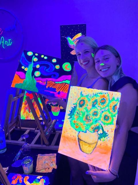 Barcelona: Fluorescent Paint and Wine Workshop - Who should book, and who might want another plan