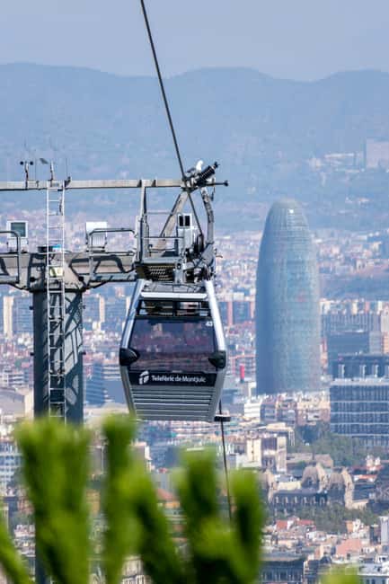 Barcelona from the heights to the sea: Montjuïc, Cable Car, and Beach - Montjuïc walking time: vegetation, viewpoints, and a calm pace