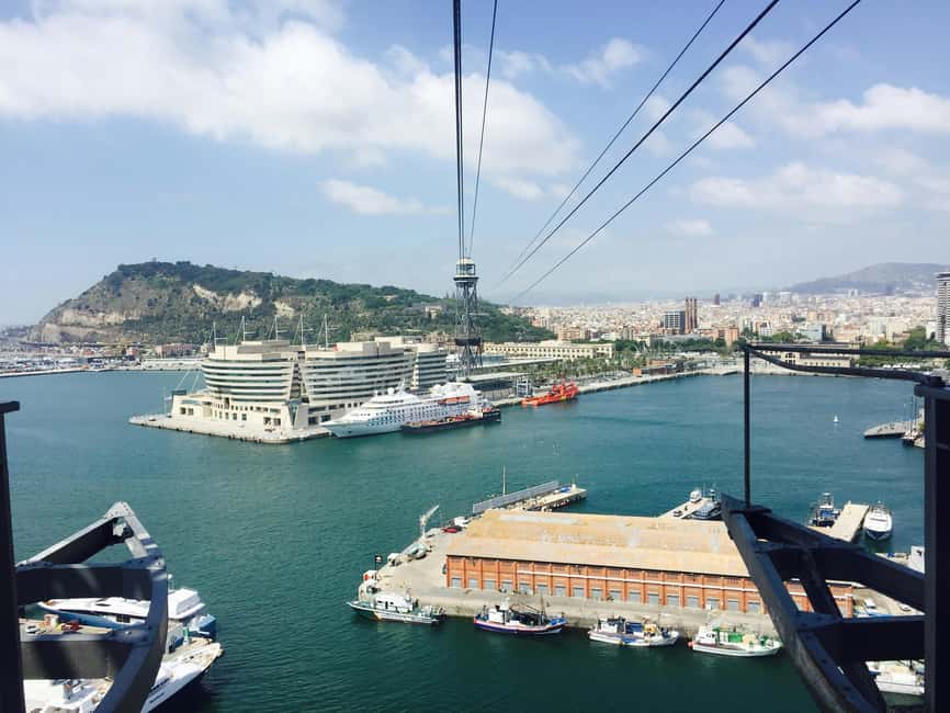 Barcelona from the heights to the sea: Montjuïc, Cable Car, and Beach - The cable car crossing: the best “from above” payoff