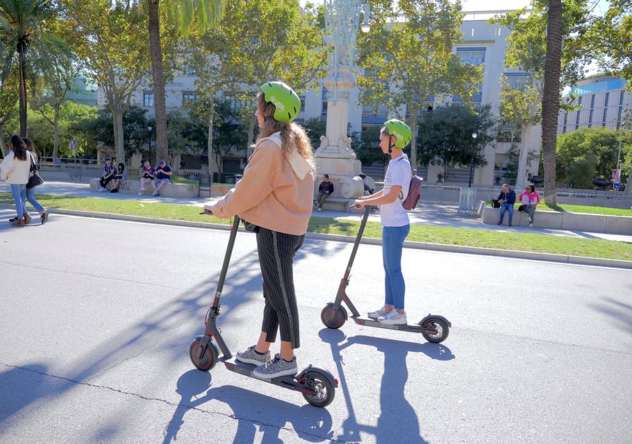 Barcelona: Gaudi Highlights Guided Tour by Electric Scooter - Gothic Quarter and the Columbus Monument: Old Streets, Quick Photo Pauses