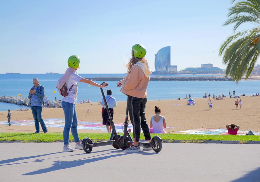 Barcelona: Gaudi Highlights Guided Tour by Electric Scooter - Port Vell and Barceloneta: Where the Sea Breeze Takes Over