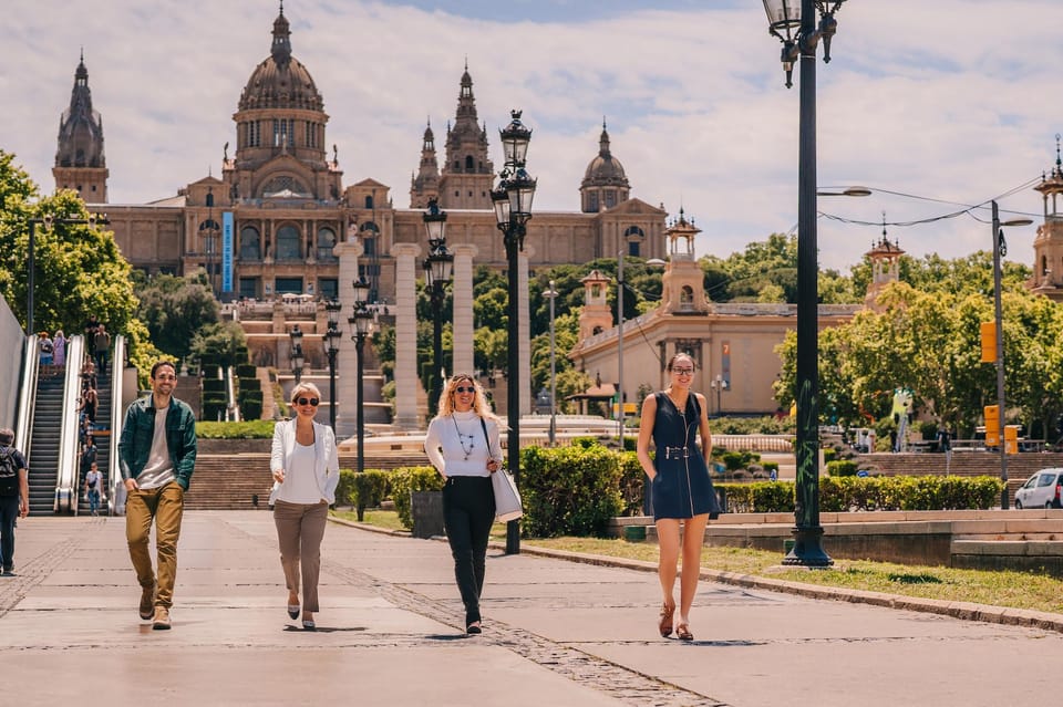 Barcelona: Guided Walking City Tour, Cable Car & Boat Ride - Cable car time: the views that make everything click