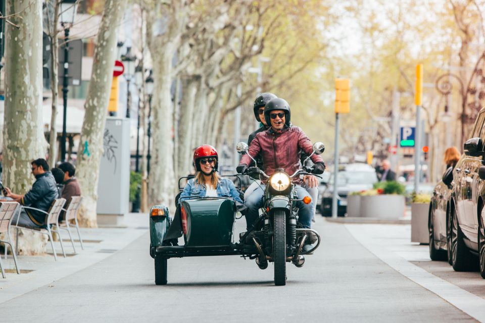 Barcelona: Half Day Tour on Sidecar Motorcycle - What you’ll see in a half-day: sea, hills, and Gaudí photos
