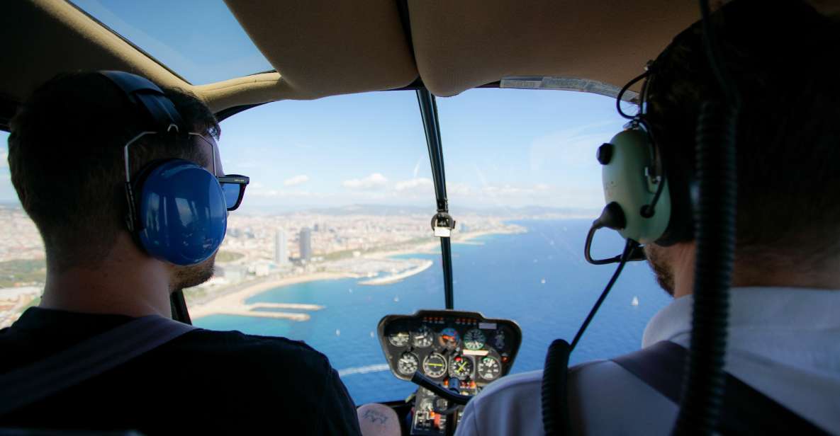 Barcelona: Helicopter Flight with Optional Yacht Cruise - Entering the Sky: The Helicopter Ride Over Barcelona