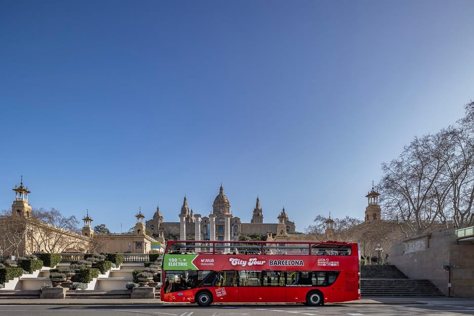 Barcelona: Hop-On Hop-Off Bus and Moco Museum Ticket - Orange West Route: WTC to Camp Nou to Sagrada Familia territory