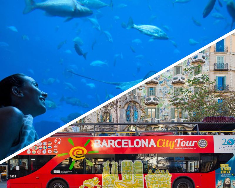 Barcelona: Hop-On Hop-Off Bus & Aquarium Tour - Your 24 vs 48 Hour Ticket: Build Your Own Barcelona Rhythm