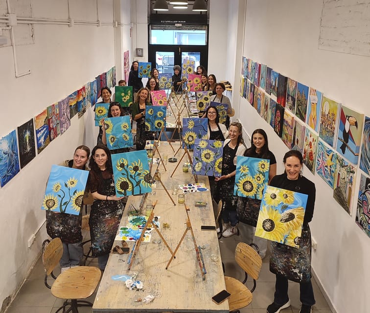 Barcelona: Learn to paint, sip wine, enjoy snacks & music - Price and value: why about $50 makes sense here