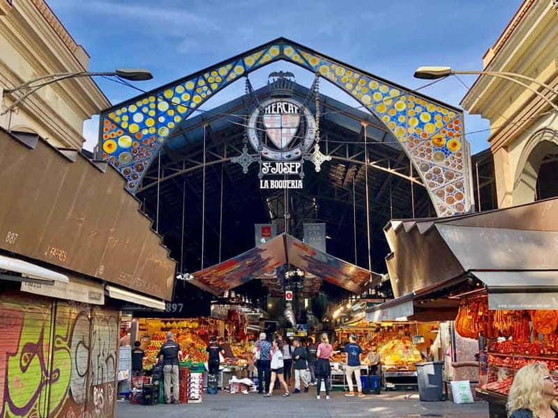 Barcelona: Markets Tour With Food and Wine Tasting Upgrade - Starting outside Dunkin’ and the pace you should plan for
