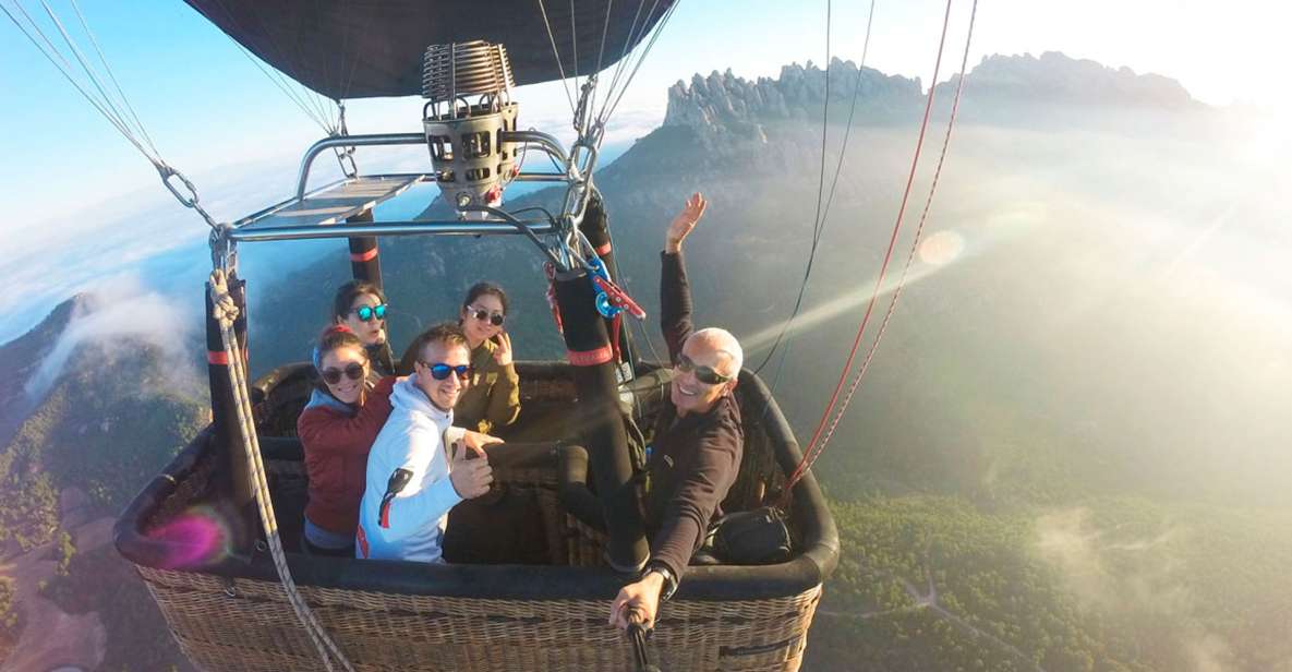 Barcelona: Montserrat Hot-Air Balloon & Monastery Experience - 1-hour balloon flight: Pyrenees, Mediterranean, and Montserrat’s needle rock