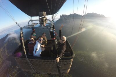 Barcelona: Montserrat Hot Air Balloon Ride with Champagne Toast - Early pickup from Barcelona: Hotel Regina and the morning math