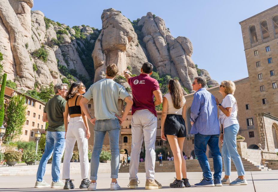 Barcelona: Montserrat, Winery Tour & Lunch with Wine Tasting - Santa Maria de Montserrat: guided monastery time you can actually use