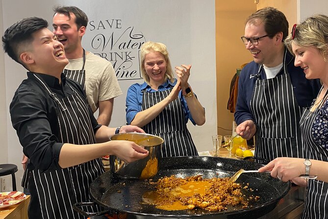 Barcelona Paella Cooking Class & Boqueria & Hofmann-Trained Chefs - Communal Feast With Wine, Dessert, and What You Take Home