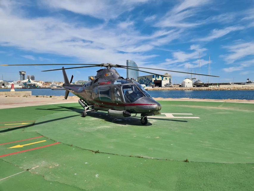 Barcelona: Panoramic Helicopter Flight & Boat Transfer - Safety basics that affect your comfort: weight limits and seating