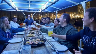 Barcelona: Private Evening Cruise with Dinner and Drinks - Getting started at Olympic Port, dock entrance 7
