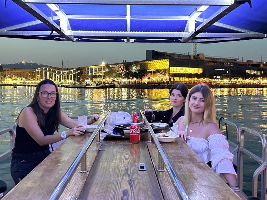 Barcelona: Private Evening Cruise with Dinner and Drinks - Dinner on board: what you get with your paella
