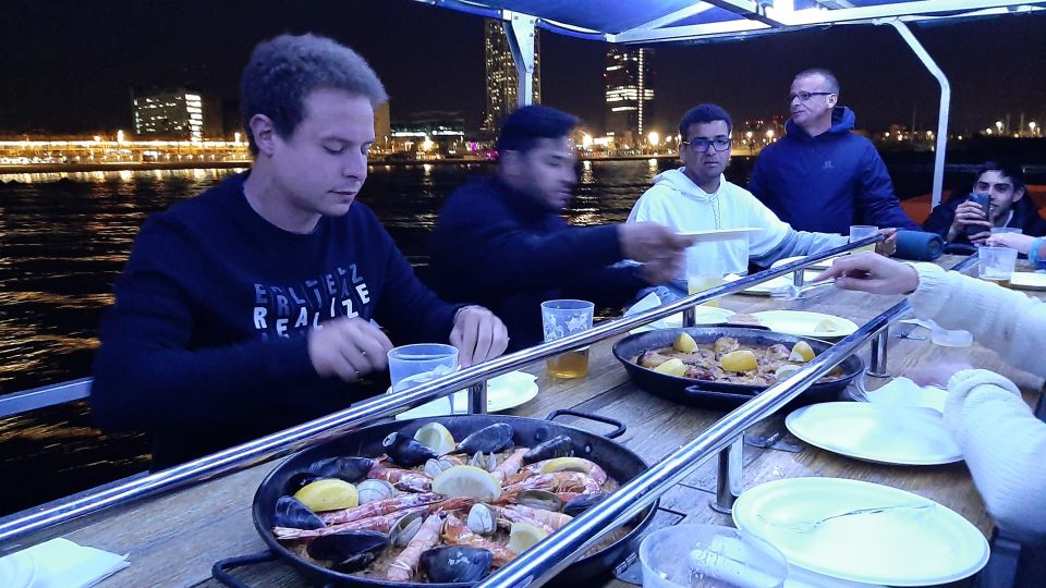 Barcelona: Private Evening Cruise with Dinner and Drinks - Drinks, plus the wine or prosecco bottle upgrade