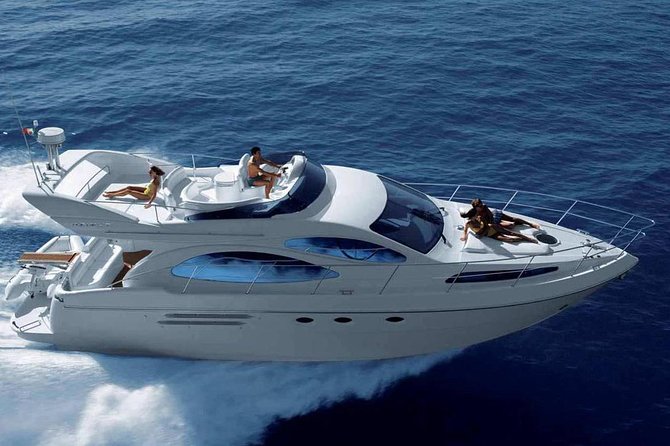 Barcelona Private Luxury Motor Yacht Sunset Cruise with Drinks - Drinks, snacks, towels, and music: what the hour feels like