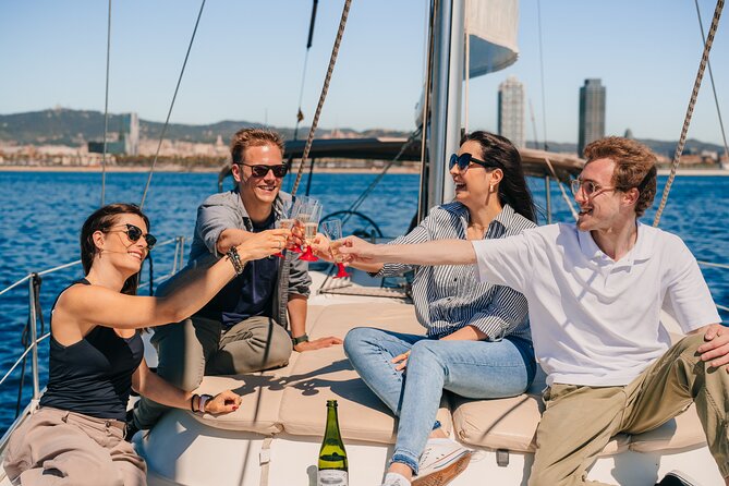 Barcelona: Private Sailing cruise with drinks & snacks - The Anchor Stop: Swim If the Weather Allows, or Just Hang Out