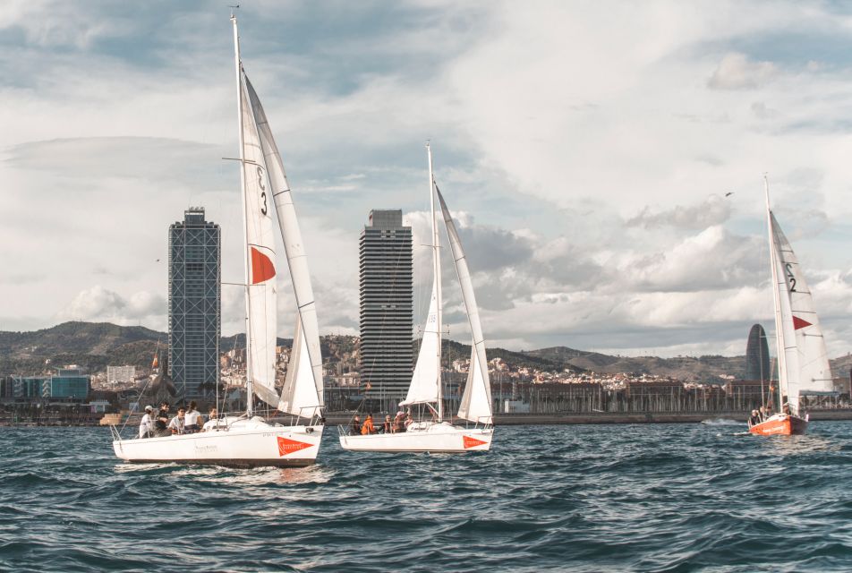Barcelona: Private Sailing Trip with a Bottle of Cava - A 3-hour private sail with cava over Barcelona
