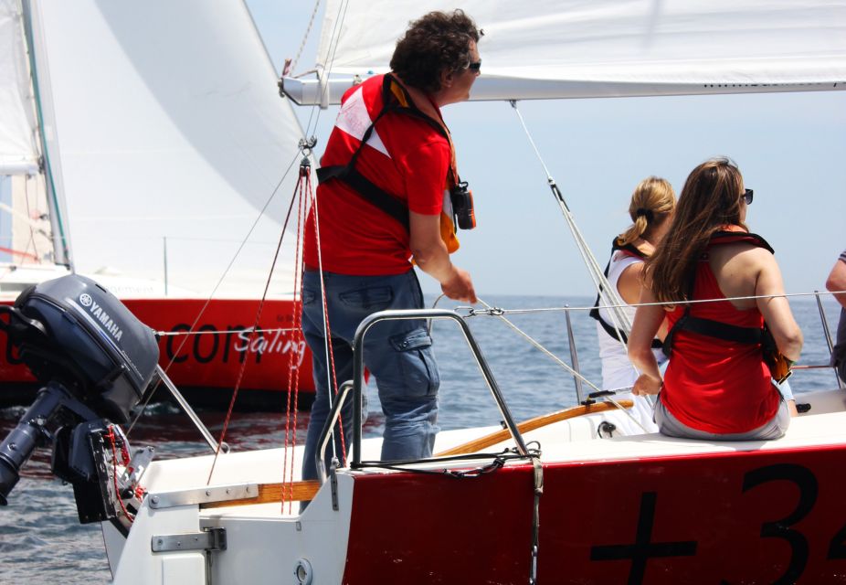 Barcelona: Private Sailing Trip with a Bottle of Cava - Boat size, comfort, and who it fits best