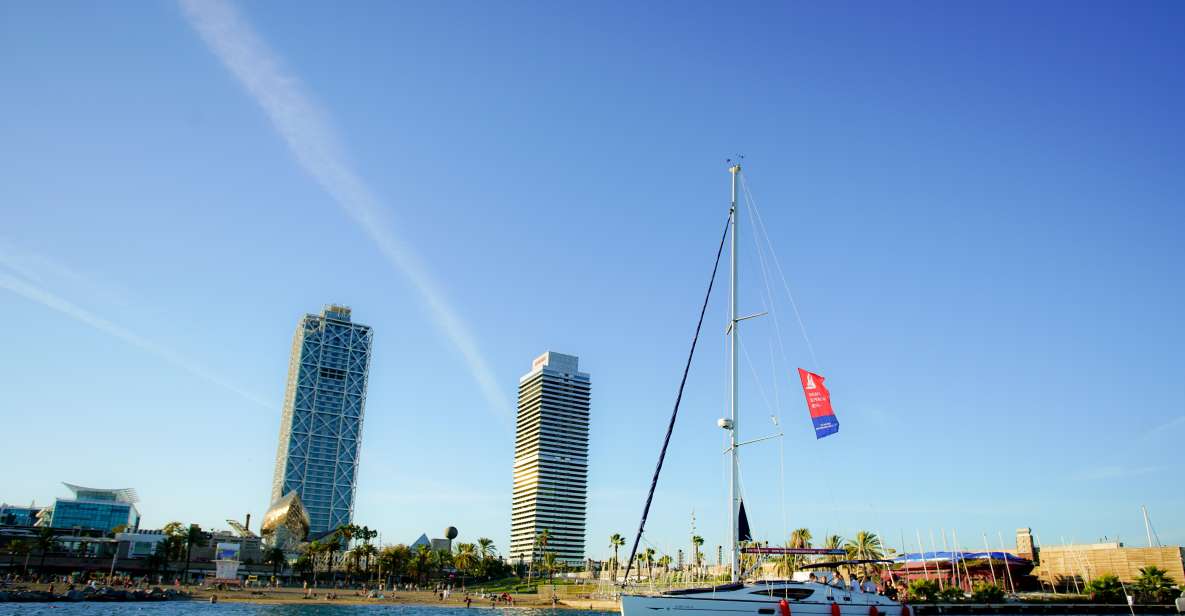 Barcelona: Private Yacht Sailing Tour - Port Olímpic to Bombon: the moment you leave the city behind