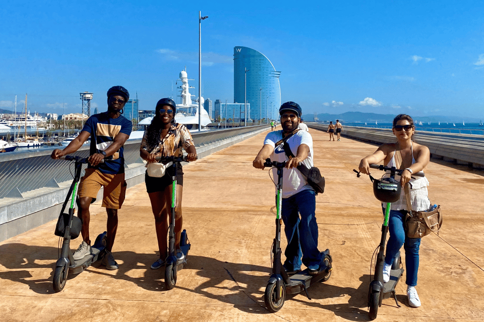Barcelona: Sagrada Familia Electric Scooter or Bike Tour - Key highlights you’ll actually feel during the ride