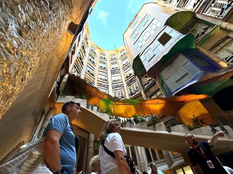 Barcelona: Sagrada Familia, La Pedrera & Cava Tasting Tour - Rooftop Time: Gaudí’s Chimneys Are the Main Event