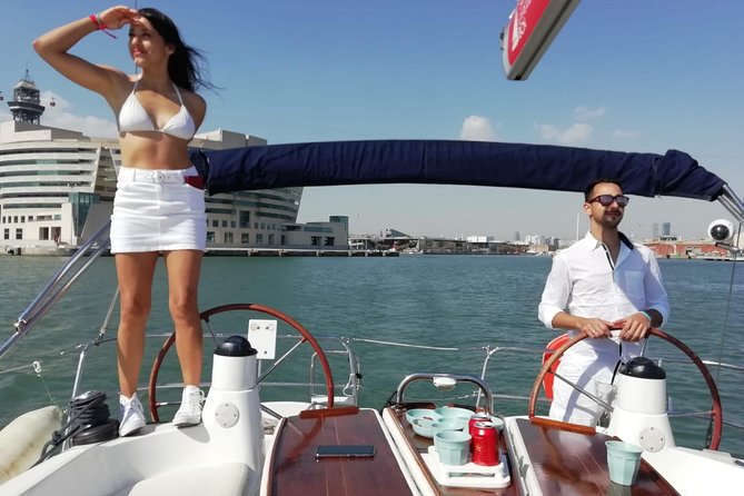 Barcelona Sailing Experience: Spanish Tapas and Premium Open Bar - Skippers set the tone: friendly, fun, and in control