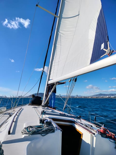 Barcelona: Sailing tour - The Possible Swim: Mediterranean Time When Conditions Allow