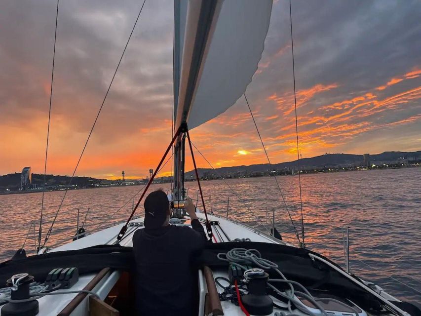 Barcelona: Sailing Tour with a Glass of Cava - Cava, snacks, and the mood: relaxed sailing with a real break