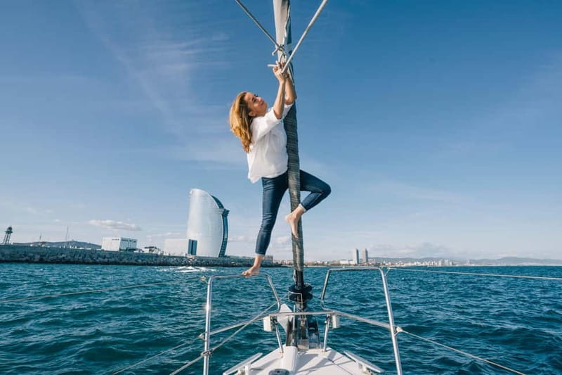 Barcelona: Sailing Tour with Tapas, Drinks and Swim Stop - The Swim Stop in Mediterranean Water: What to Expect and How to Prep